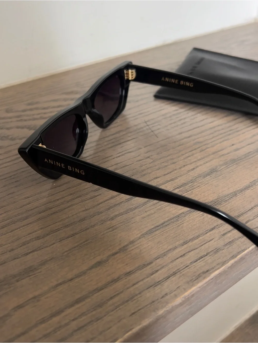 Anine Bing Pierre Sunglasses in Black New